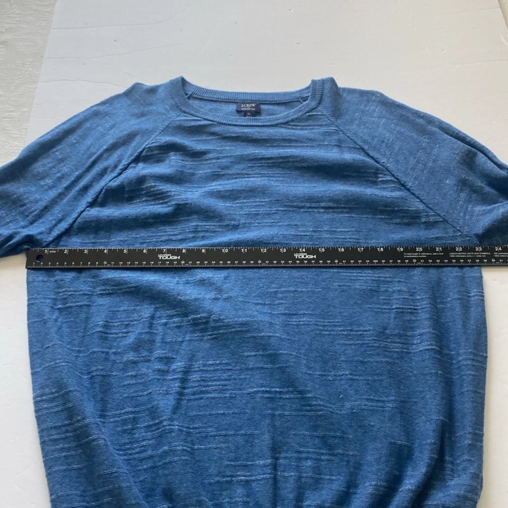 J Crew Men's Raglan Budded Crewneck‎ Sweater